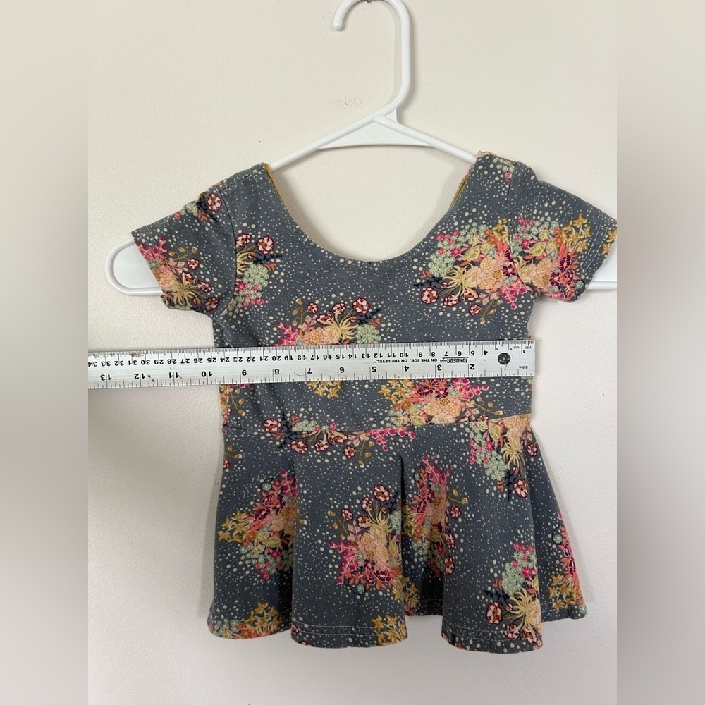 Monkey & Toad Top Small Canadian Shop Floral 3T - Picture 4 of 6